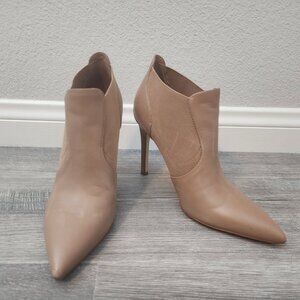 Tan Leather Booties
